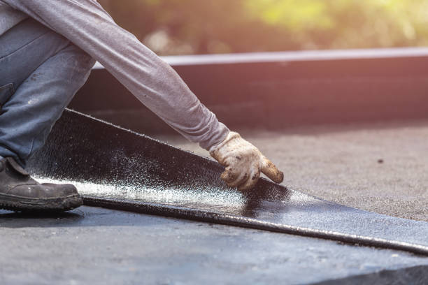 Professional Basement Waterproofing technician working in Brazil, IN